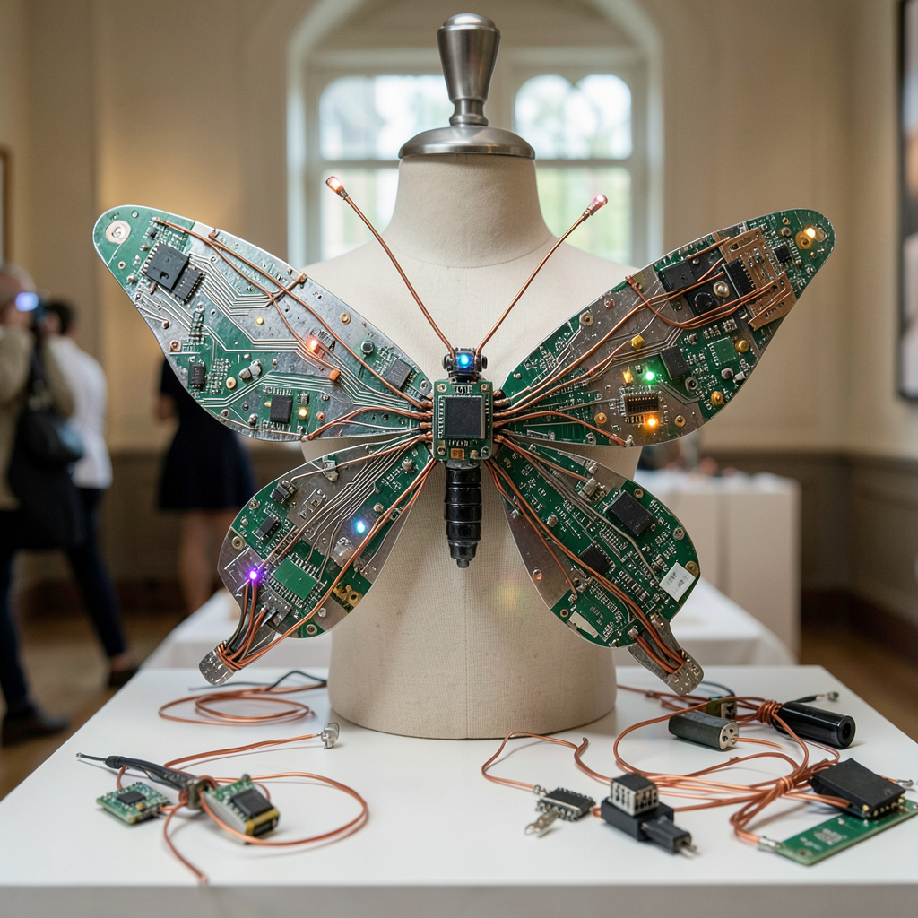 Oxfordshire e-waste 'bot-terflies' to debut at palace fashion show